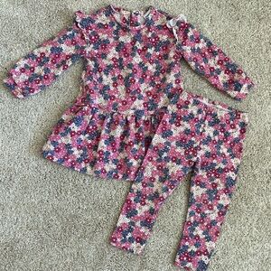 Mayoral Baby matching floral set - 24 months